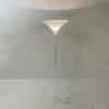 White Plexiglass Floor Lamp by Harco Loor, 1980s