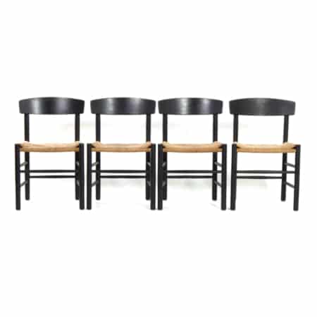 J39 Chairs by Borge Mogensen for FDB Møbler, 1960s | Set of 4