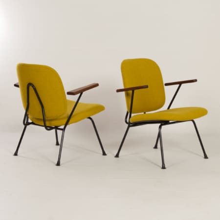 Pair of Armchairs by Gijs van der Sluis for van Der Sluis Steel Furniture, 1960s