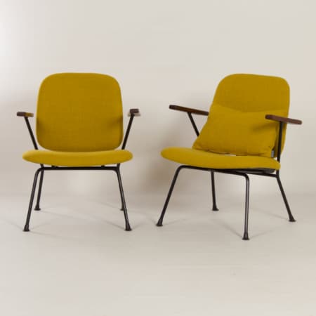 Pair of Armchairs by Gijs van der Sluis for van Der Sluis Steel Furniture, 1960s