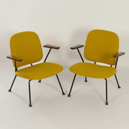 Pair of Armchairs by Gijs van der Sluis for van Der Sluis Steel Furniture, 1960s