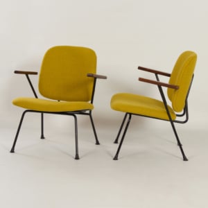 Pair of Armchairs by Gijs van der Sluis for van Der Sluis Steel Furniture, 1960s