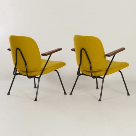 Pair of Armchairs by Gijs van der Sluis for van Der Sluis Steel Furniture, 1960s