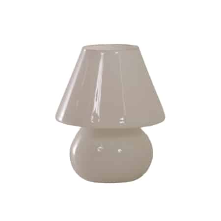 Small Glass Mushroom Lamp by Hala, Netherlands, 1990s.