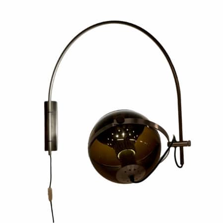 Globe Wall Arc Lamp by Dijkstra Lamps, 1970s