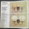 Tolkien &#8216;Lord of the Rings&#8217; Wall Lamp with Two Morning Mist Glass Balloons by RAAK, 1970s