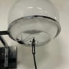 Tolkien &#8216;Lord of the Rings&#8217; Wall Lamp with Two Morning Mist Glass Balloons by RAAK, 1970s