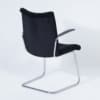 3014 Cantilever Armchairs by Toon De Wit for De Wit, 1950s &#8211; Set of 4 in New Black Fabric
