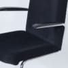 3014 Cantilever Armchairs by Toon De Wit for De Wit, 1950s &#8211; Set of 4 in New Black Fabric