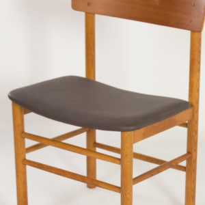 Danish Chair in Teak and New Brown Leather by Farstrup, 1960s