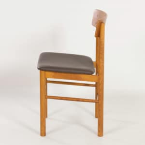 Danish Chair in Teak and New Brown Leather by Farstrup, 1960s
