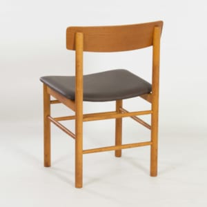 Danish Chair in Teak and New Brown Leather by Farstrup, 1960s