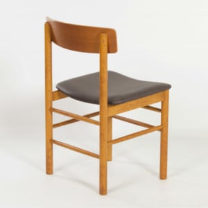 Danish Chair in Teak and New Brown Leather by Farstrup, 1960s