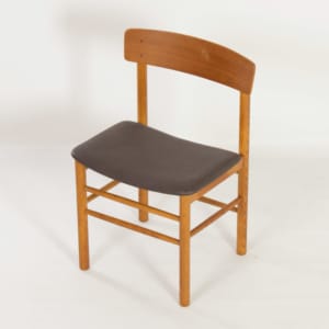 Danish Chair in Teak and New Brown Leather by Farstrup, 1960s