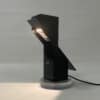 Memphis Style Table Lamp in Black Plexiglas, 1980s