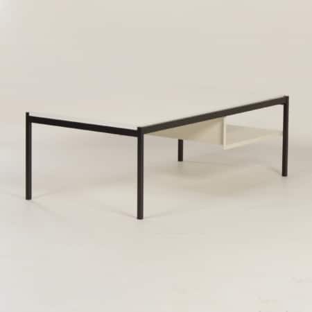 White Coffee Table 3651 by Coen de Vries for Gispen &#8211; 1960s