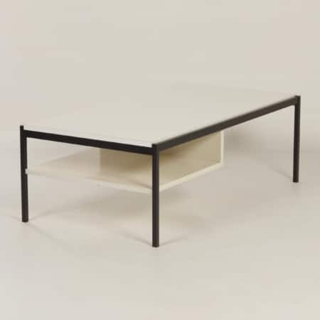 White Coffee Table 3651 by Coen de Vries for Gispen &#8211; 1960s