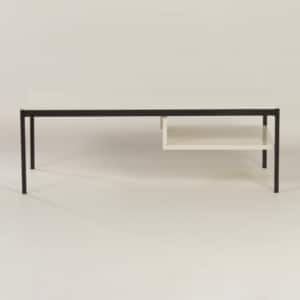 White Coffee Table 3651 by Coen de Vries for Gispen &#8211; 1960s