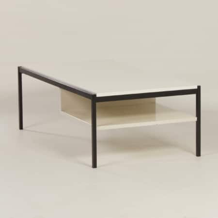 White Coffee Table 3651 by Coen de Vries for Gispen &#8211; 1960s