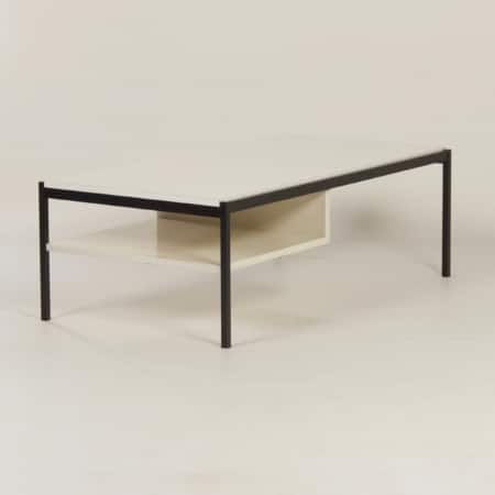 White Coffee Table 3651 by Coen de Vries for Gispen &#8211; 1960s