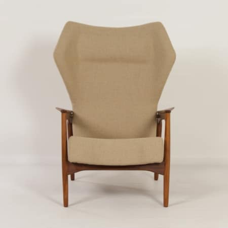 Danish Armchair by Ib-Kofod Larsen for Bovenkamp, 1950s | Adjustable Back