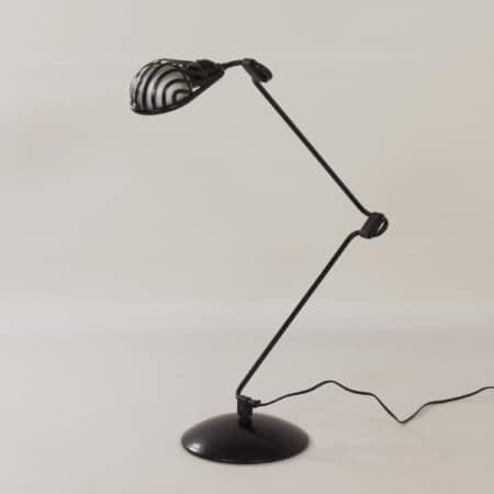 Black Igloo Desk Lamp by Tommaso Cimini for Lumina, 1980s