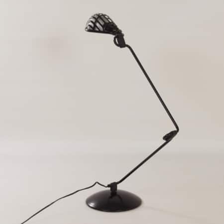 Black Igloo Desk Lamp by Tommaso Cimini for Lumina, 1980s