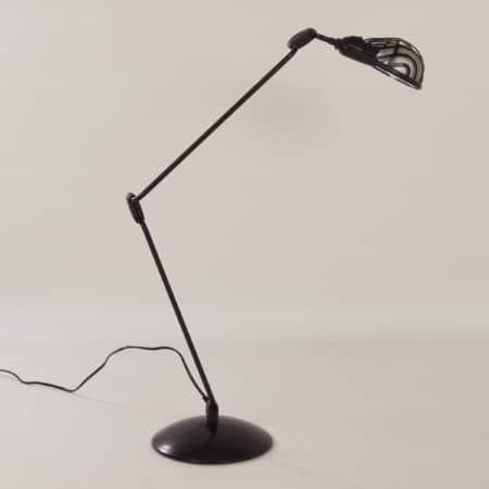 Black Igloo Desk Lamp by Tommaso Cimini for Lumina, 1980s