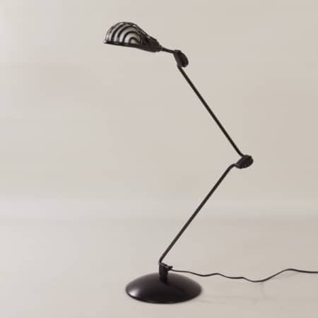 Black Igloo Desk Lamp by Tommaso Cimini for Lumina, 1980s