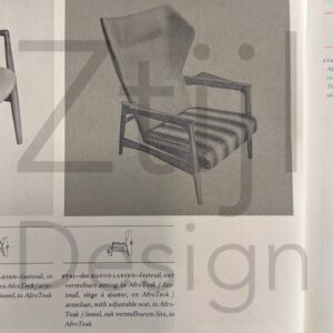 Danish Armchair by Ib-Kofod Larsen for Bovenkamp, 1950s | Adjustable Back