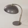 Desk Lamp model 144 by H. Busquet for Hala, 1950s | Silver Grey