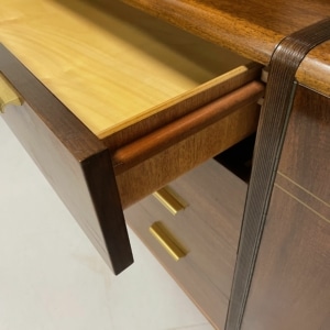 Walnut Sideboard with Top Cabinet and Bar by A.A. Patijn for Zijlstra, 1950s | RESERVED # MAXIMA SEASON 2
