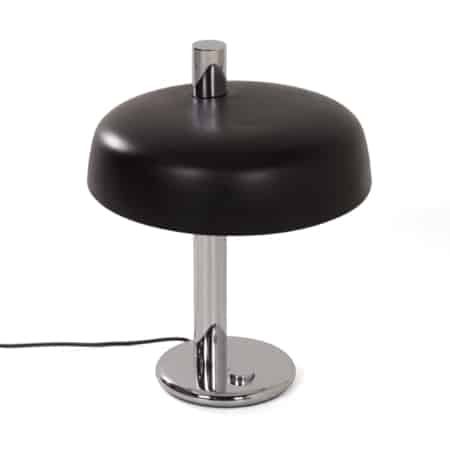 Black Table lamp by Heinz F.W. Stahl for Hillebrand, 1970s | Mid Century Design