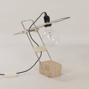 Italian Travertine Table Lamp by Fratelli Mannelli, 1970s