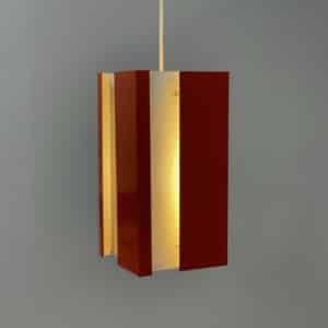 Orange Pendant 4101 by by J.J.M. Hoogervorst for Anvia, 1960s