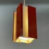Orange Pendant 4101 by by J.J.M. Hoogervorst for Anvia, 1960s