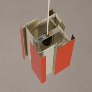 Orange Pendant 4101 by by J.J.M. Hoogervorst for Anvia, 1960s