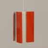 Orange Pendant 4101 by by J.J.M. Hoogervorst for Anvia, 1960s