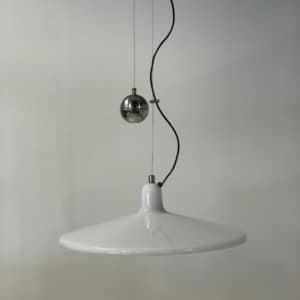 Large Manta Pendant by Franco Bresciani for Guzzini, 1970s