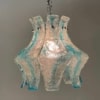 Blue Murano Hanging Lamp for AV Mazzega, 1970s