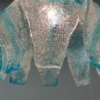 Blue Murano Hanging Lamp for AV Mazzega, 1970s