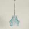 Blue Murano Hanging Lamp for AV Mazzega, 1970s
