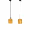 Set Raak Signaal Wall Lamps Copper Colored, 1970s