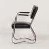 Bauhaus Tubular Chair with Armrests, 1930s &#8211; Reupholstered