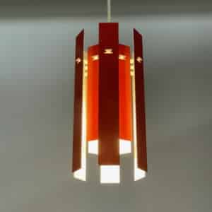 Red Cocktail Pendant by Henning Rehhof for Fog &#038; Morup, 1970s