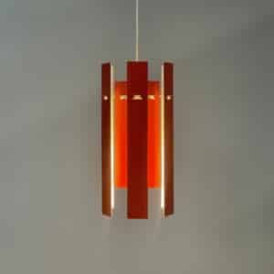 Red Cocktail Pendant by Henning Rehhof for Fog &#038; Morup, 1970s