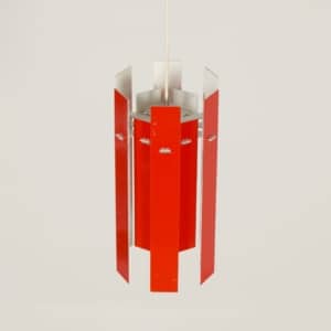 Red Cocktail Pendant by Henning Rehhof for Fog &#038; Morup, 1970s
