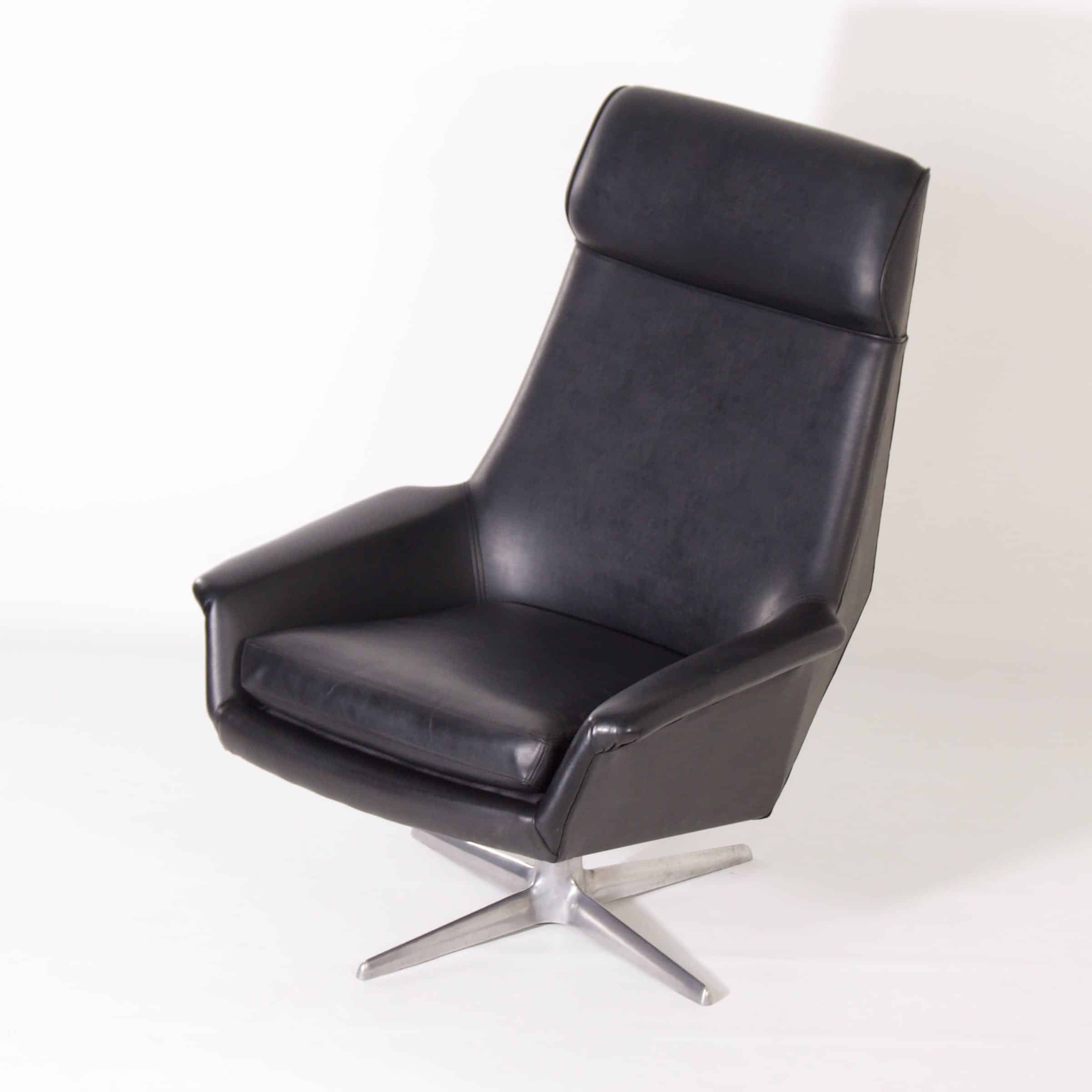 Ikea leather swivel shop chair