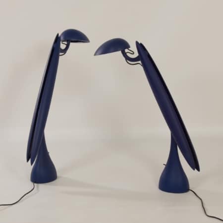 Pair Heron Table Lamps by Isao Hosoe for Luxo, 1990s