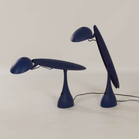 Pair Heron Table Lamps by Isao Hosoe for Luxo, 1990s